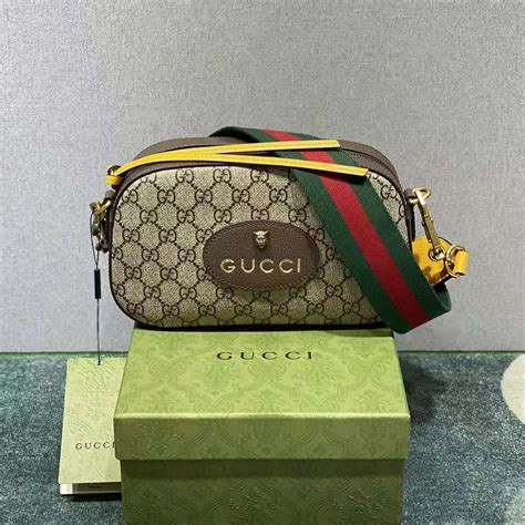 gucci beige gg supreme size 8|GG Supreme small messenger bag in beige and ebony Supreme .